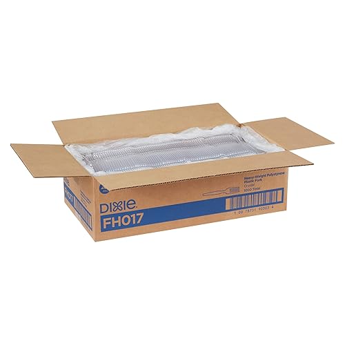 Miniatura 5 de Tenedor de poliestireno FH017 marca Dixie 713 de longitud transparente caja de 1000 unidades Cristal 1000