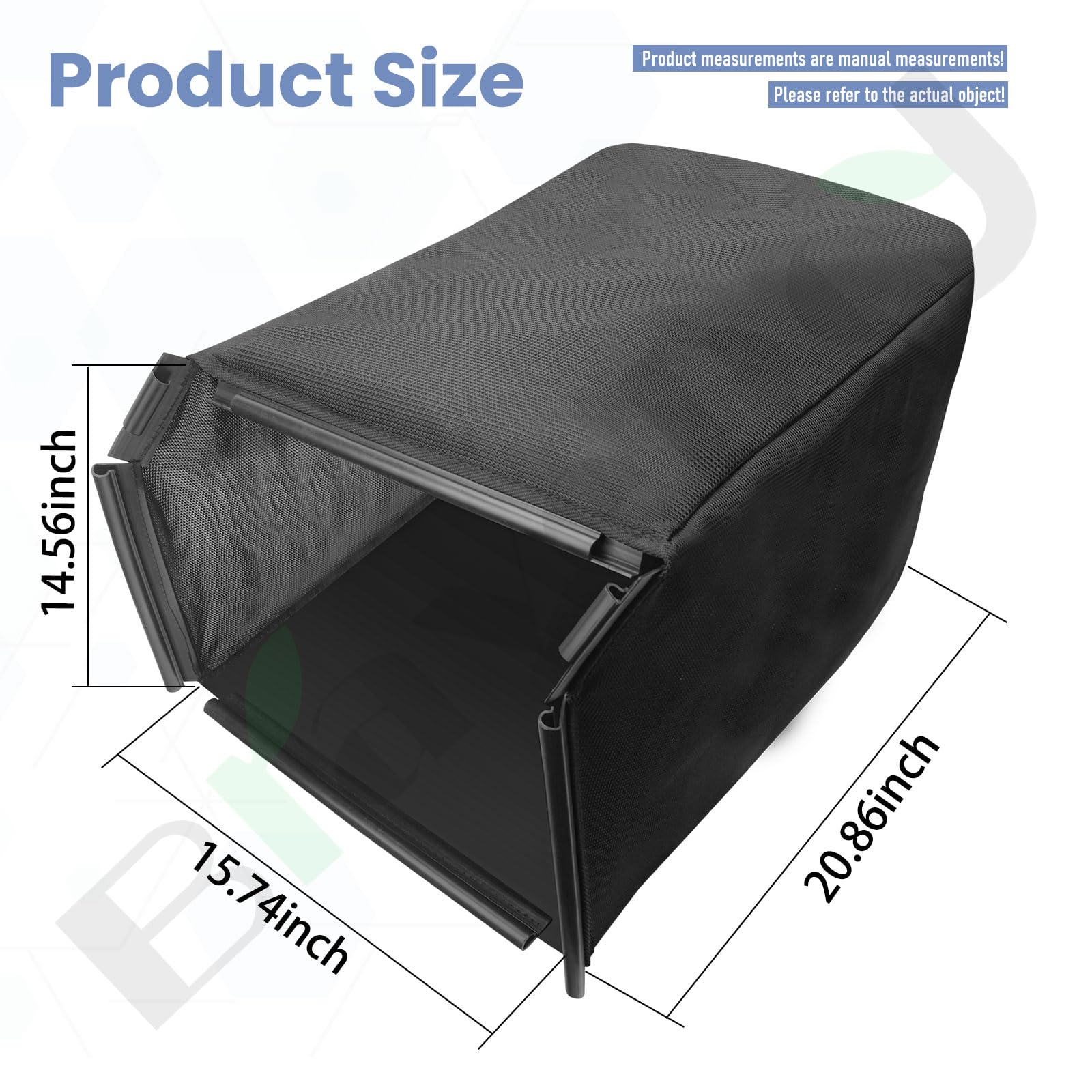 Bolsa para cortacésped 81320-VH7-D00 compatible con Hon - da HRX217 K1-K6 HMAA HXAA HYAA HZAA VKAA No incluye marco】 Sustituye a 81320-VH7-000