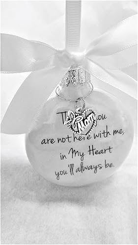 Miniatura 3 de In Memory of Mom Memorial Christmas Ornament In My Heart You'll Always Be Mother Sympathy Gift