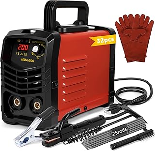 Top 10 affordable portable welding review 2 DIN 200Amp Welding Machine Rods,