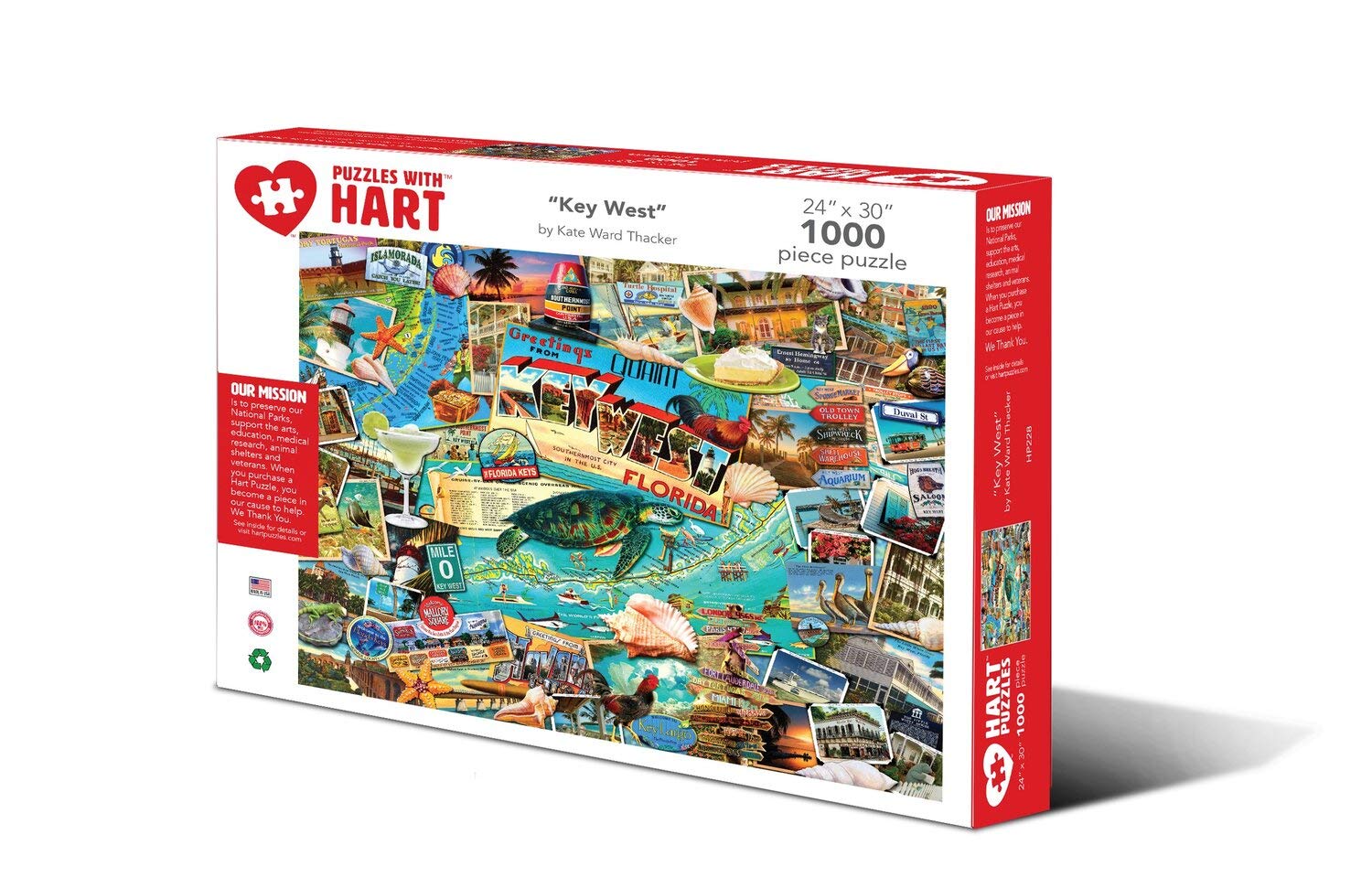 Key West 1000 Piece Puzzle, 1 EA