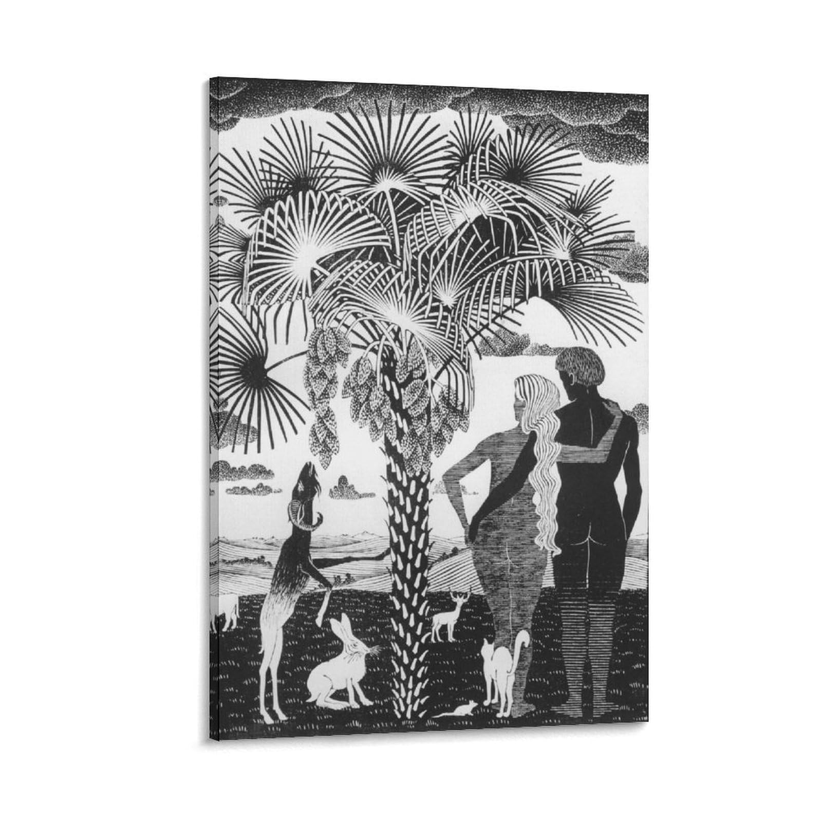 M.C. Escher Sixth Day of The Creation Wall Art Poster Art Poster Canvas Painting Decor Wall Print Photo Home Modern Decorative Posters 12x18inch(30x45cm) — image 1