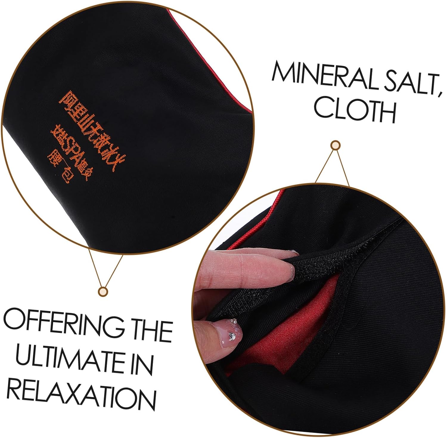 Reusable Microwaveable Salt Heating Pad for Waist and Shoulder Relief Portable Warm Compress Wrap for Period Cramps Muscle Relaxation and Sore Joint Therapy