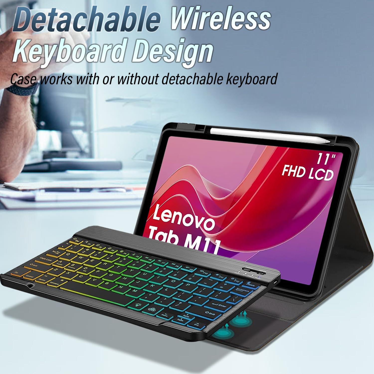Lenovo Custodia Tab P12 Zg38c05252 Grigio