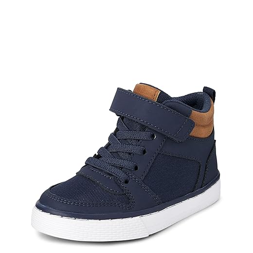 The Children's Place Boy's Casual Lace Up Hi Top Sneakers