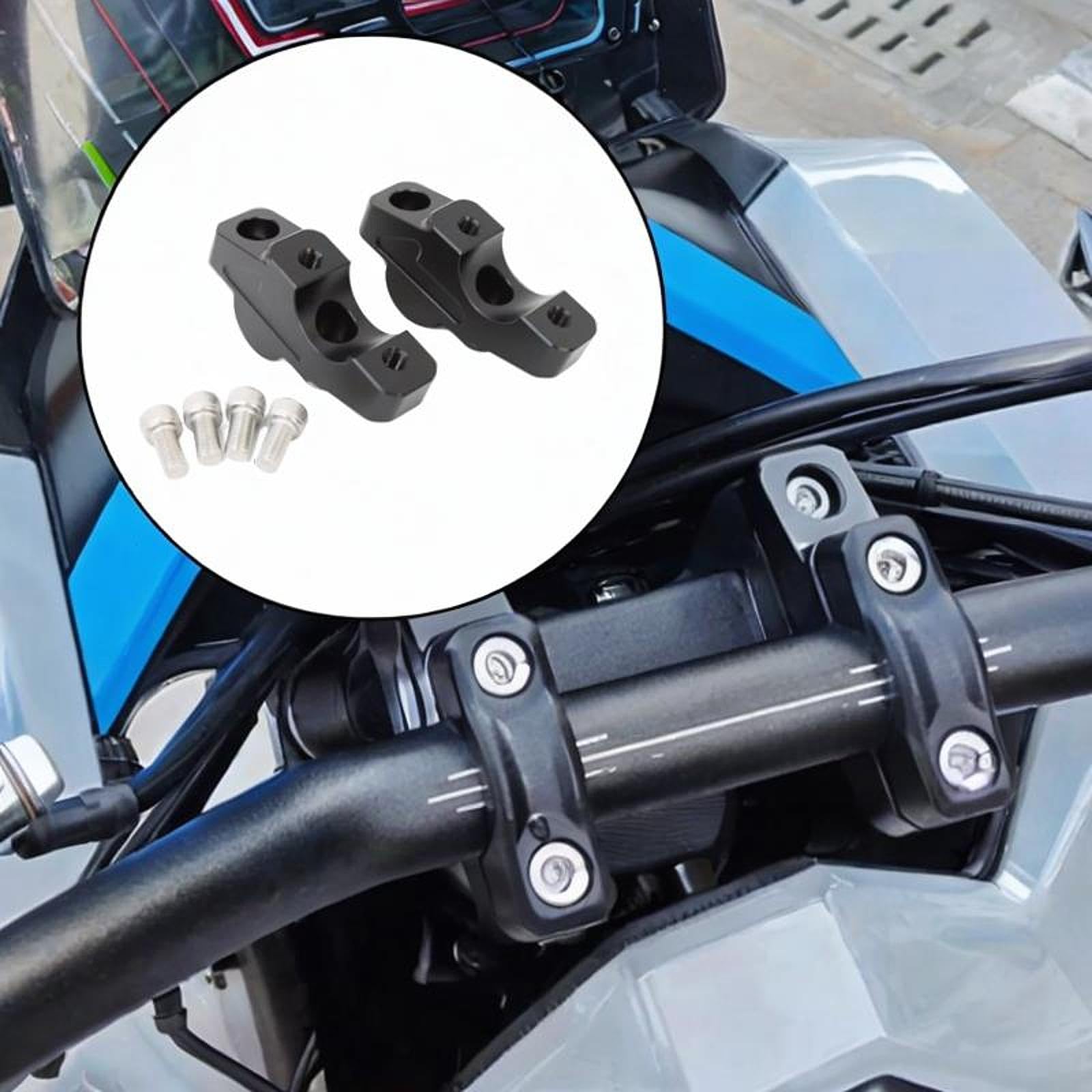 Riser zacisk Adapter Wsporniki kierownicy Zacisk Wspornika Kierownicy Motocykla Zmodyfikowany Pod Kątem Części Zamiennych Do Motocykli