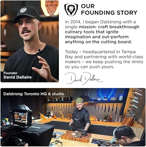 Miniatura 8 de Dalstrong Cuchillo de carnicero resistente para rotura de carnicero, 14 cuchillos de regalo, serie Gladiator, The 'Annihilator', acero de alto