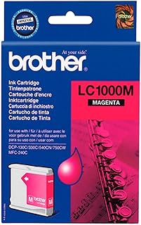 Brother LC1000M - Magenta - original - ink cartridge - for Brother DCP-350, 353, 357, 560, 750, 770, MFC-3360, 465, 5460, 5860, 660, 680, 845, 885