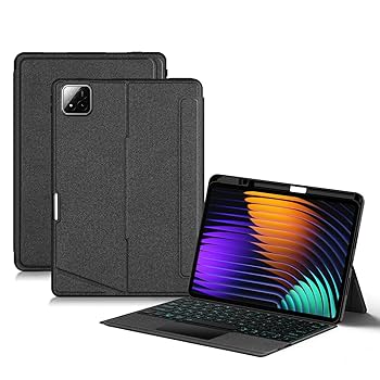 Amazon | 縦/横置き対応 Xiaomi Pad 7 キーボード ケース タッチ
