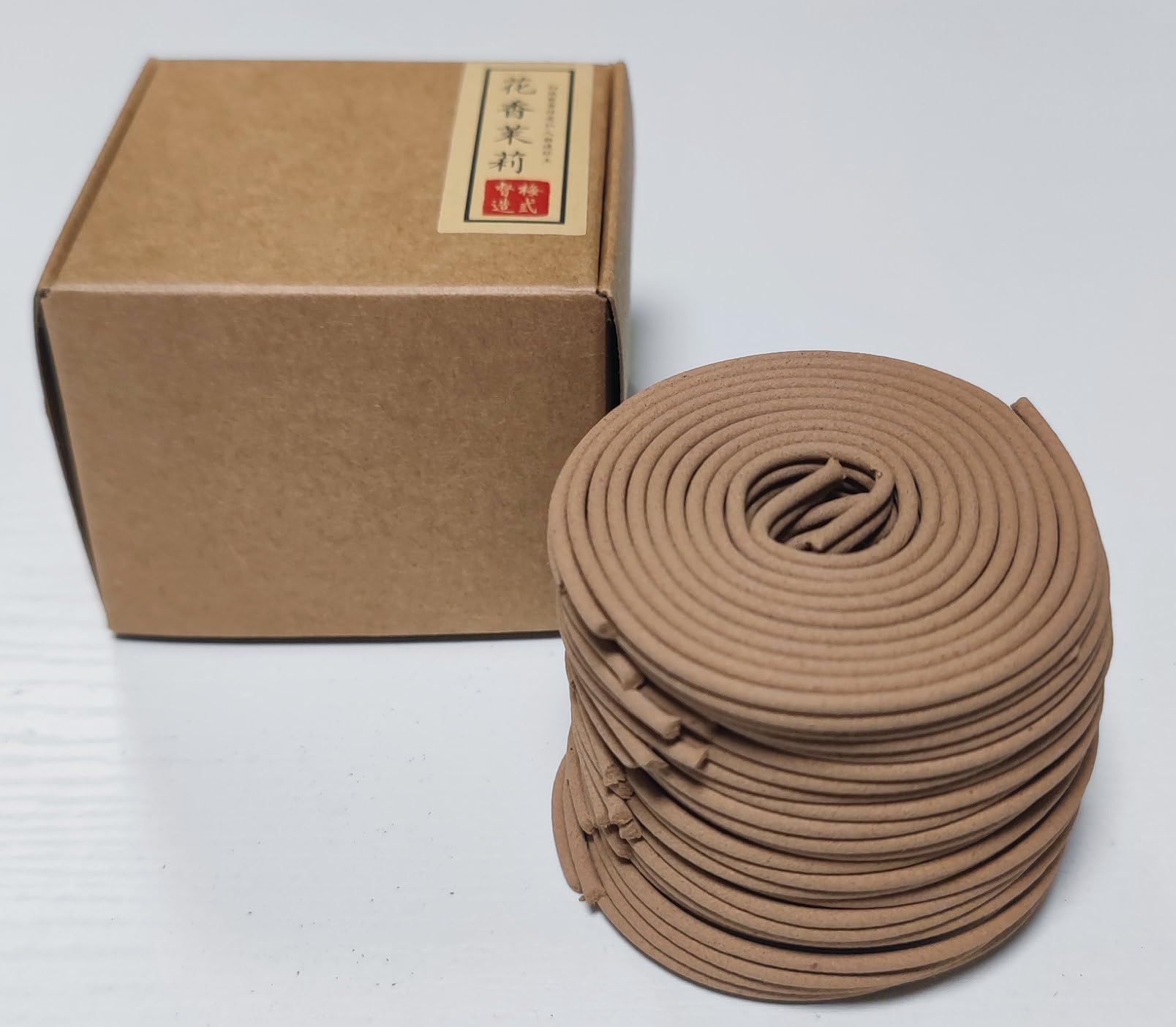 Leadwider Natural Incense Coils, 48 Pieces, 3.5-Hour Burn Time Natural Aromatherapy for Indoor Use (Jasmine)