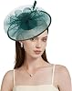 Markest Fascinators for Women Tea Party Hats Flower Derby Hat Party Headwear for Cocktail, Wedding, Church