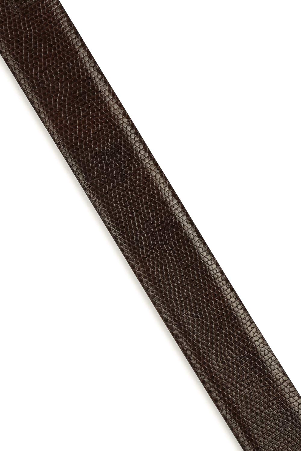 Louis Philippe Cinturón para hombre de piel italiana reversible texturizada con hebilla metálica brillante