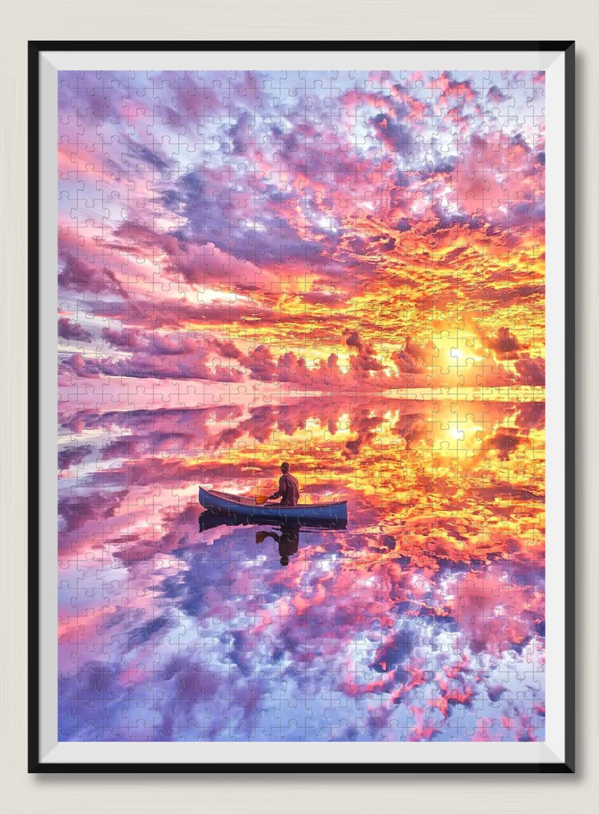 Puzzle in legno per adulti da 3000 pezzi Tramonto mare Barca a vela Regalo Tempo libero Intrattenimento Decorazione per feste