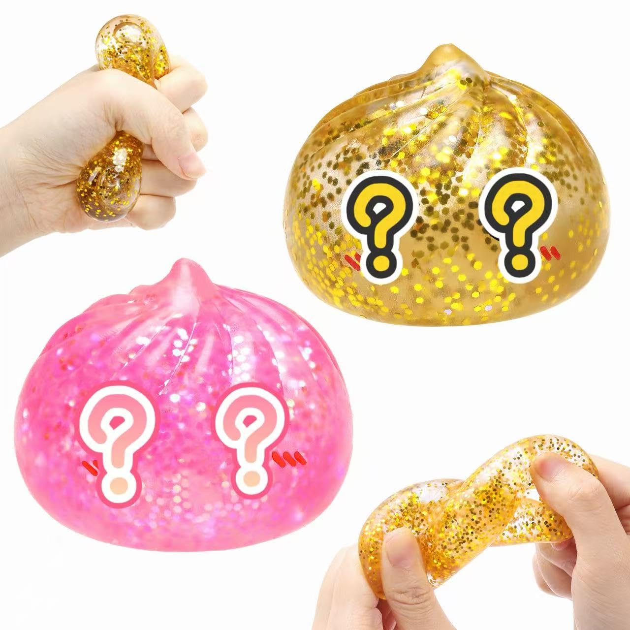 Sugar Mini Glitter Dumpling Squishy Surprise Box