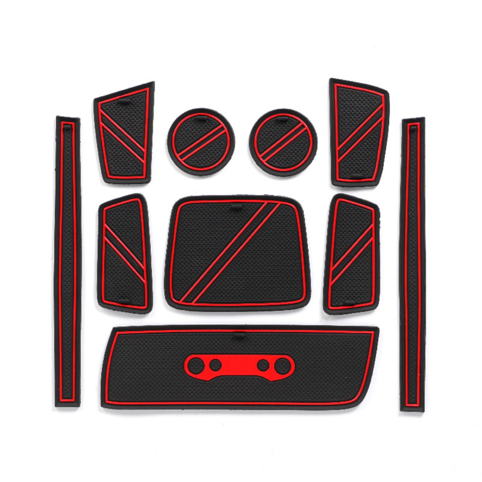 ahhccne Rubber Mats for Centre Console for Hyundai Casper 2021+, LHD Rubber Mats for Centre Console