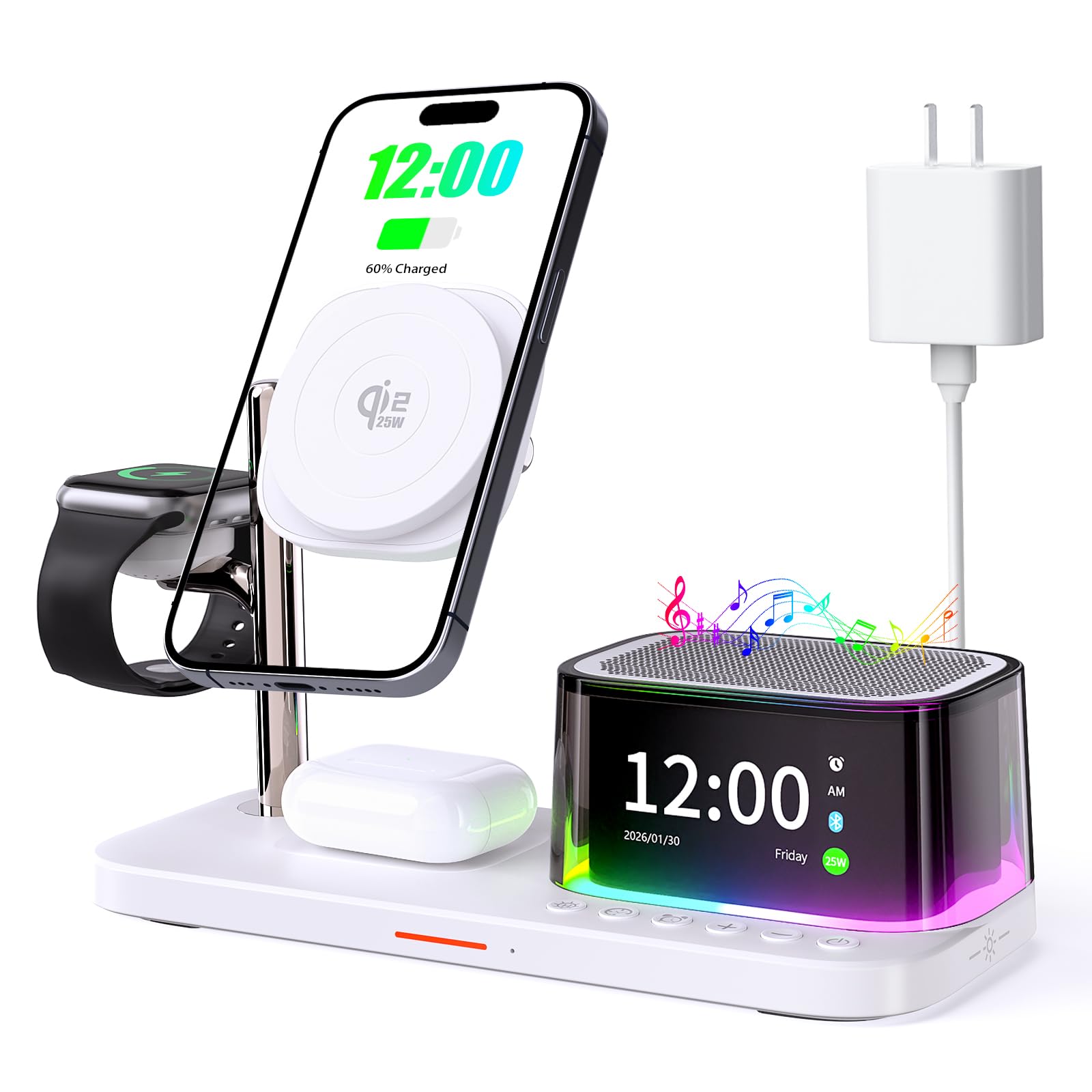 BLKE AIR Qi2.2 7-in-1 Wireless Charging Station