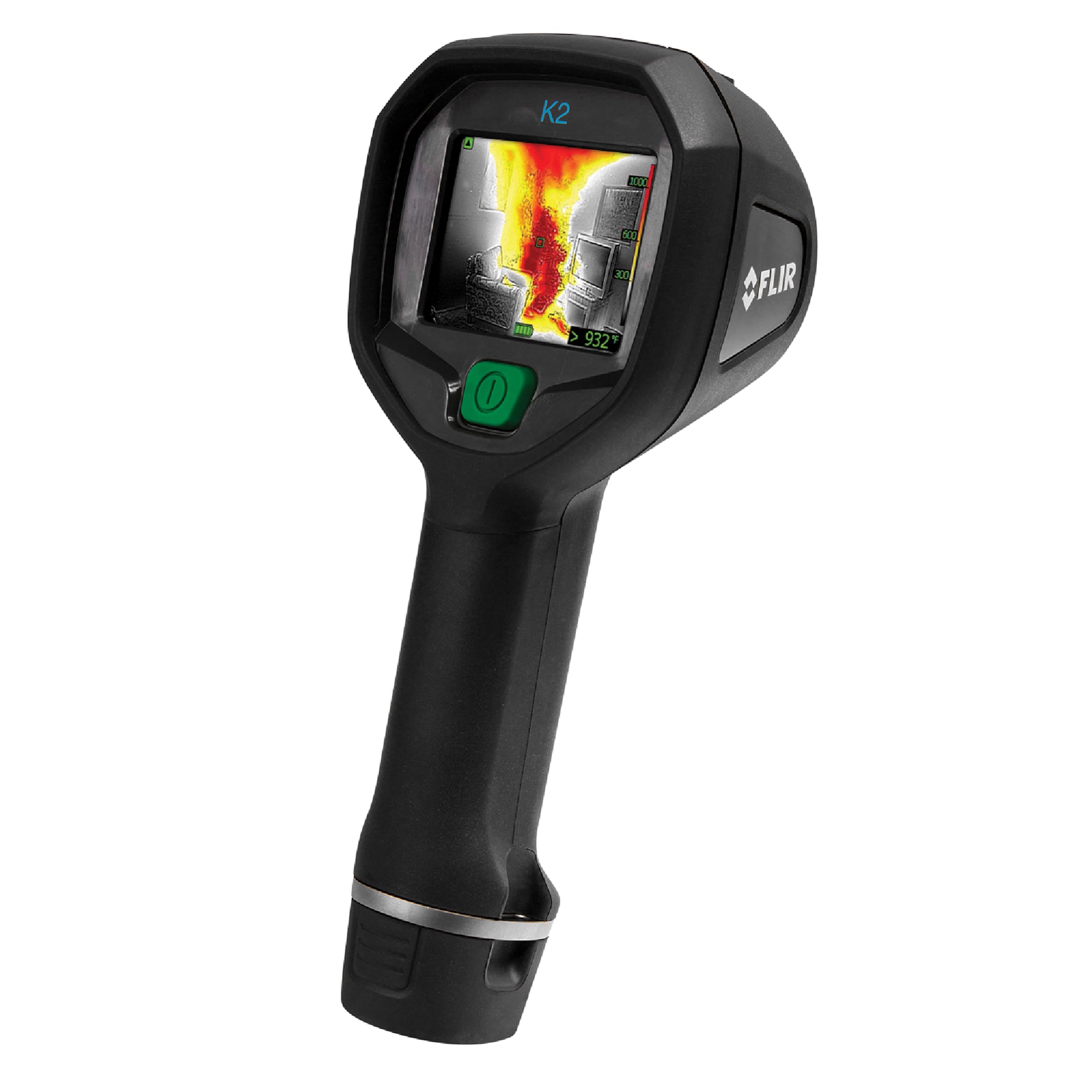 FLIRK2 Compact Thermal Imaging Camera with MSX, Multi-Spectral Dynamic Imaging, Operability in Temperatures Up to 500°F, for Firefighters