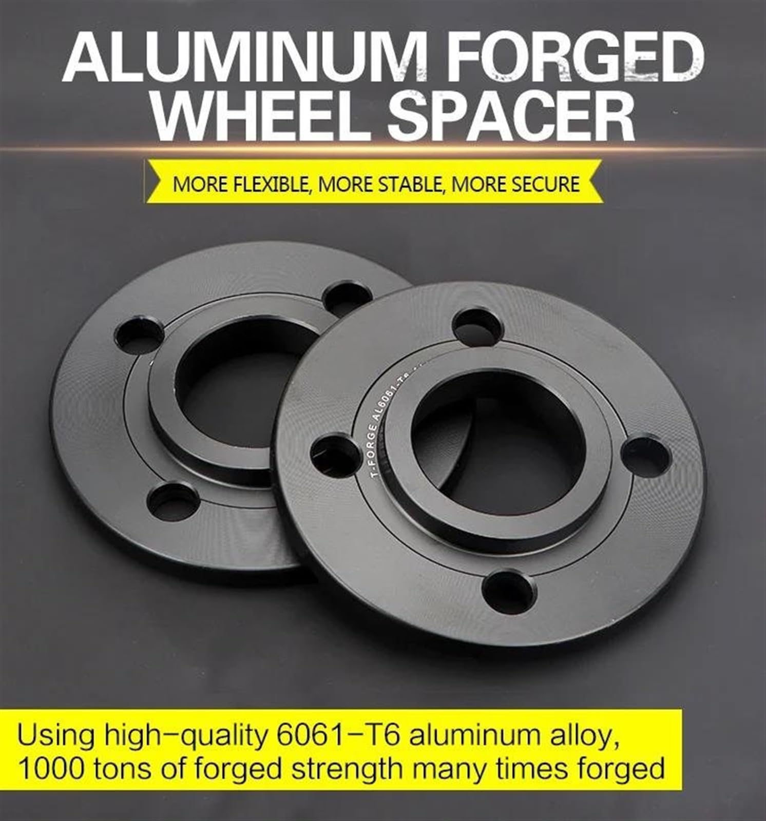 Separadores Ruedas Adaptador Espaciador De Rueda PCD 4x100 CB 60,1mm Traje De 4 Terminales para Mercedes para Benz para Smart 3/5/8/12/15/20mm, 2 Piezas Juntas Cubo Rueda(5mm)