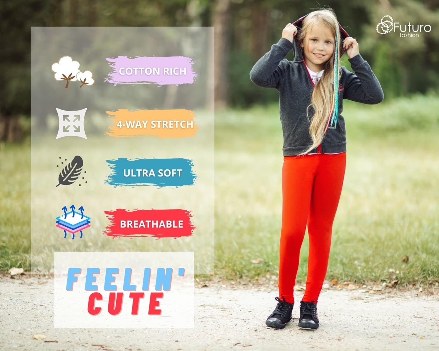 Calça legging infantil de algodão para meninas da hi!mom, Turquoise, 12-13 Years em promoção! Veja a oferta e mais achadinhos de Meninas 7 Hoje é o melhor dia para comprar Calça legging infantil de algodão para meninas da hi!mom, Turquoise, 12-13 Years com aquele preço maroto! Promoção! Aproveite a oferta! 7