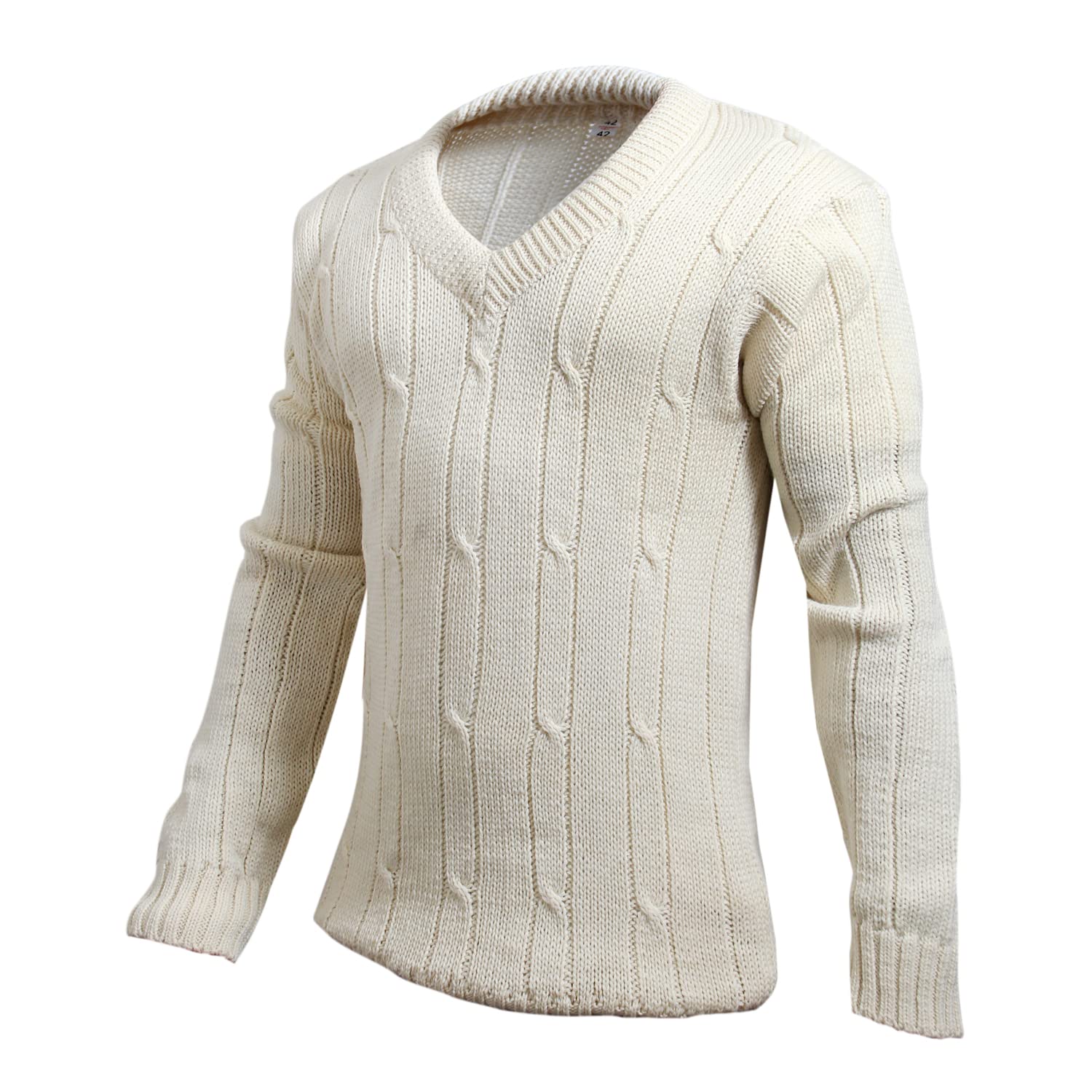 CW Pura Lana Maglione Cricket Senza Maniche Maglione Lana Pesante Maglione Maniche Piene Uomini Maglione Inverno