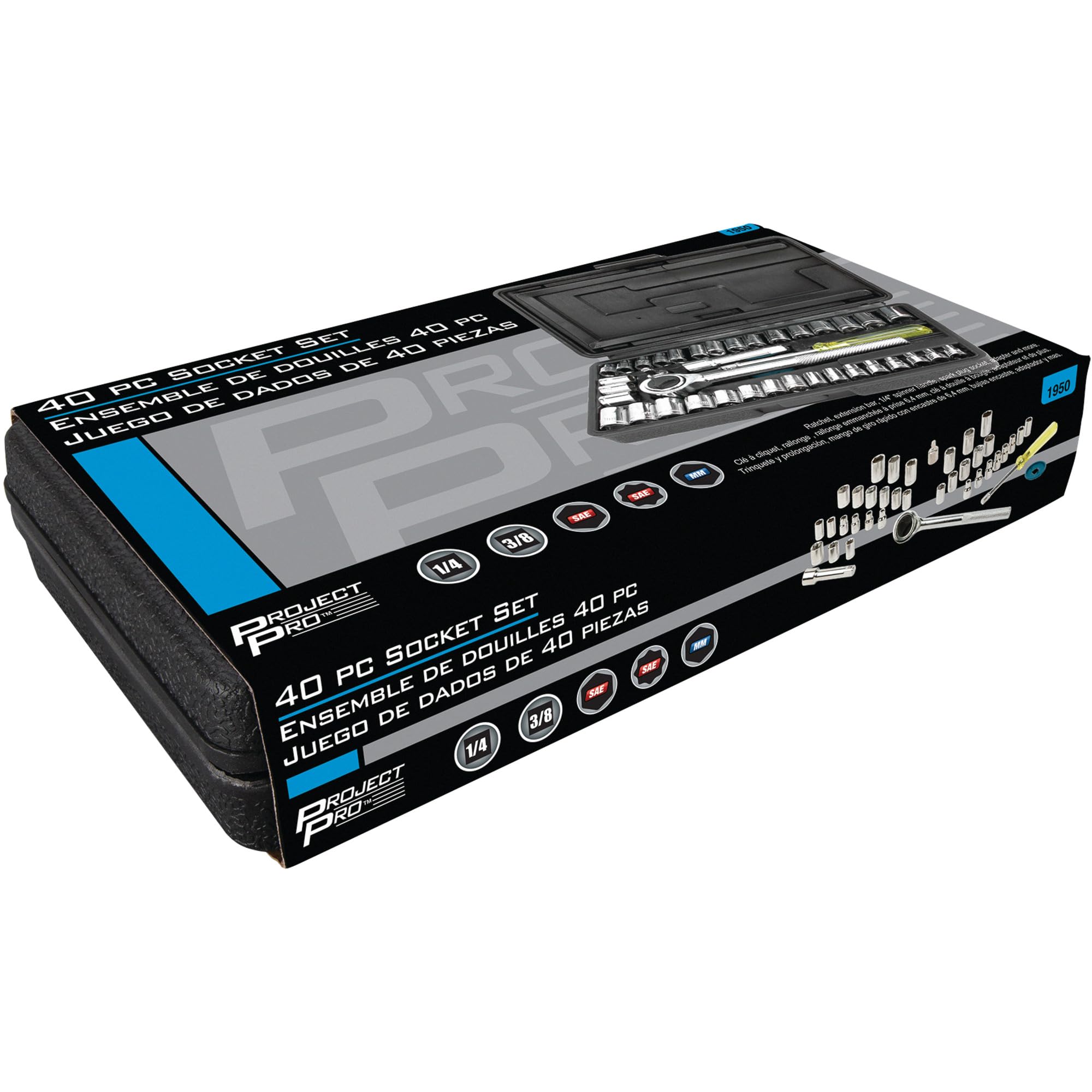 Amazon.com: Performance Tool 1950 40-Piece Socket Set for