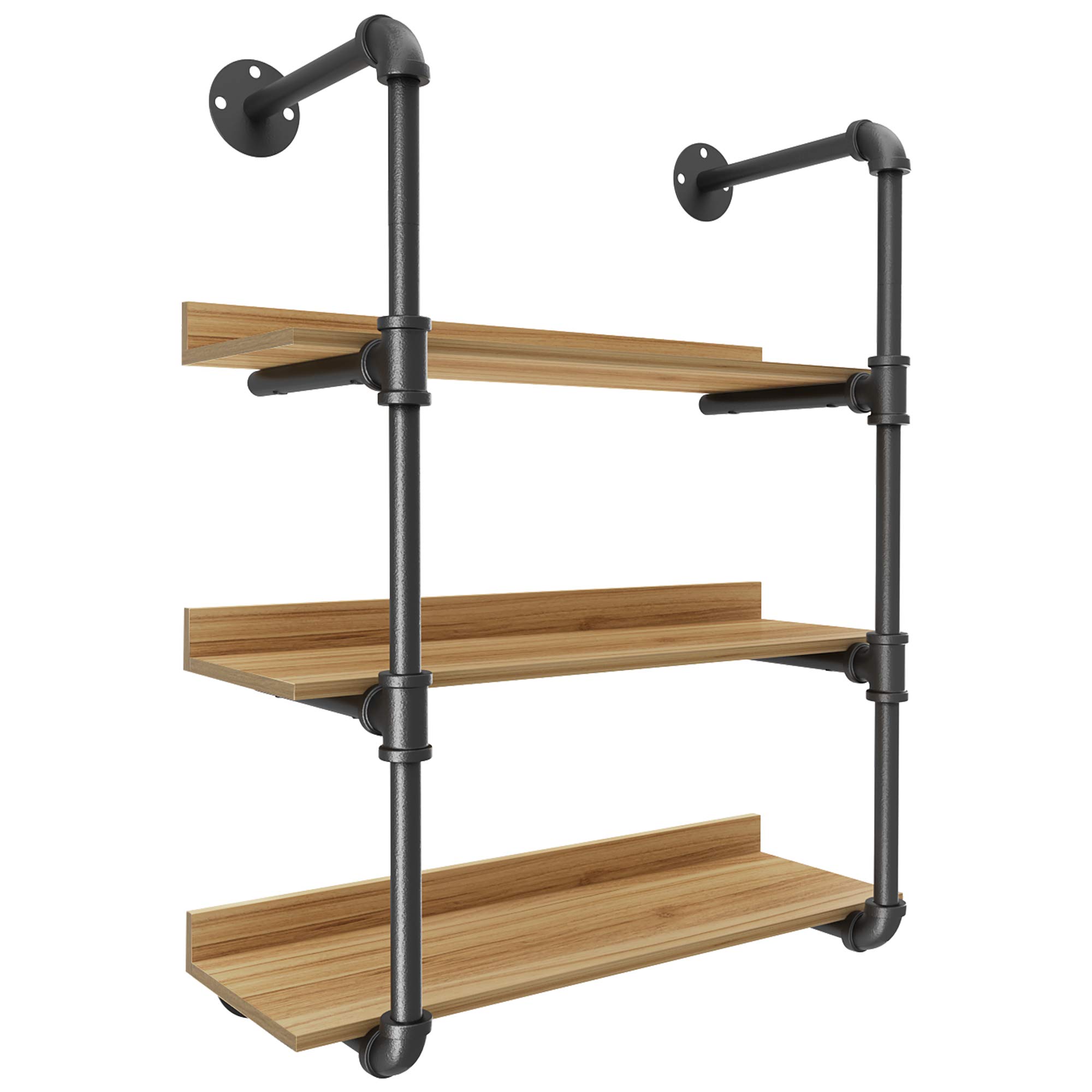 Buy YITAHOME Industrial Pipe Floating Shelves Wall ed Bookshelf Industrial, 80x25x88cm,3 Tiers