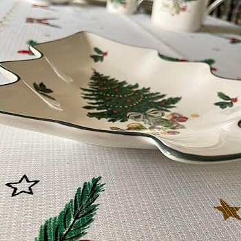 Amazon.co.jp: MIKASA クリスマス ツリー型プレート 飾り皿