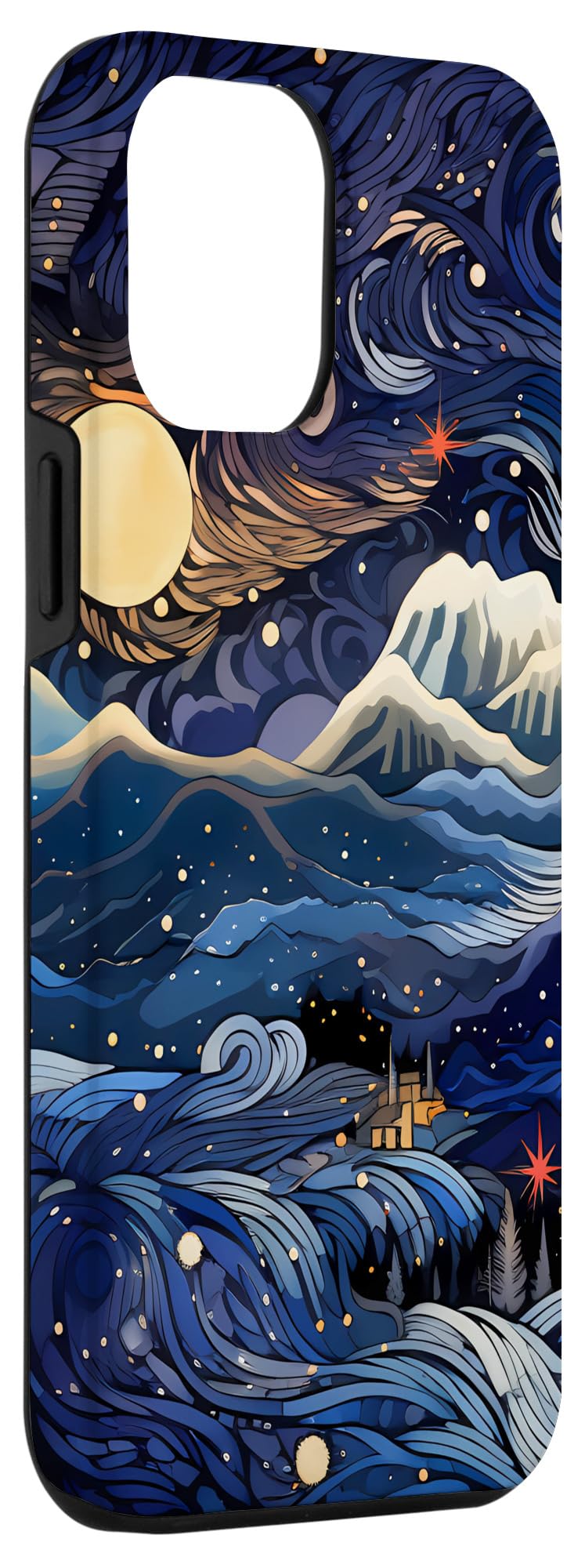 iPhone 14 Pro Max Astral Odyssey Mountain Scene Design Case - Image 3