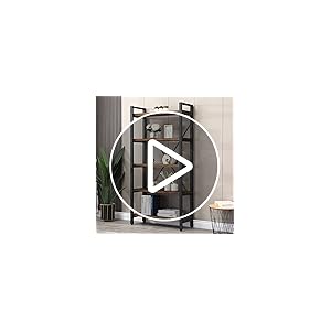 5tierbookcasesolidwoodbookshelfrusticvintageindustrialetagerebookcasemetalandwoodfreevintagebookshelfretrobrownrealwood5tiers Urban Country Home Decor 5 tier bookcase solid wood bookshelf rustic vintage industrial etagere bookcase metal and wood free vintage bookshelf retro brown real wood 5 tiers urban country home decor