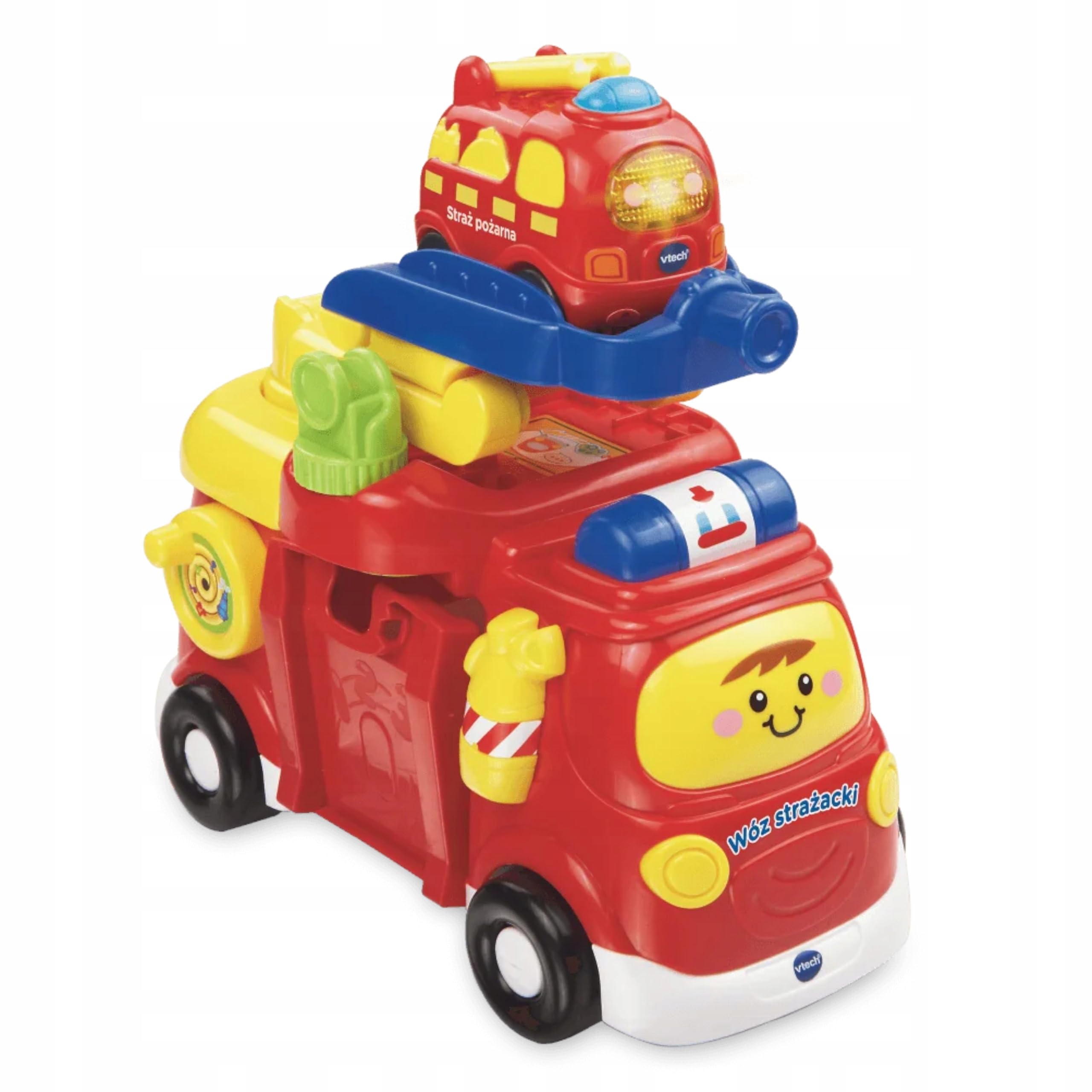 Vtech Trefl TUT Autka Große Feuerwehrwagen Interaktives Bildungsset für Kinder ab 12 Monaten