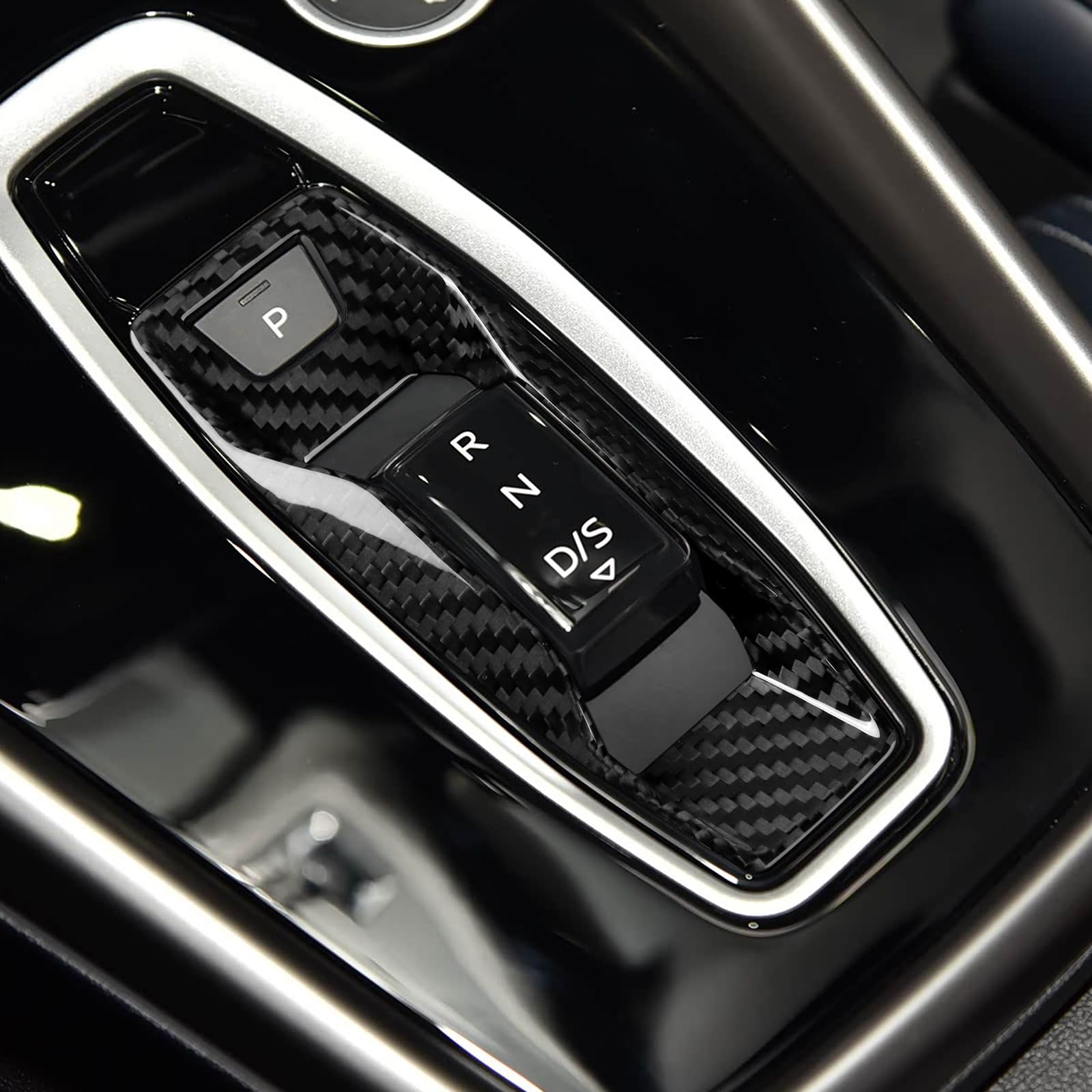 KUNGKIC Per Audi A3 A5 A6 Q5 Q6 SQ5 SQ6 RS3 Q4e-tron/Se-tron GT/RS e-tron GT Performance 2025-Up, in fibra di carbonio rigida, per console centrale, leva di comando, comandi interni, accessori per