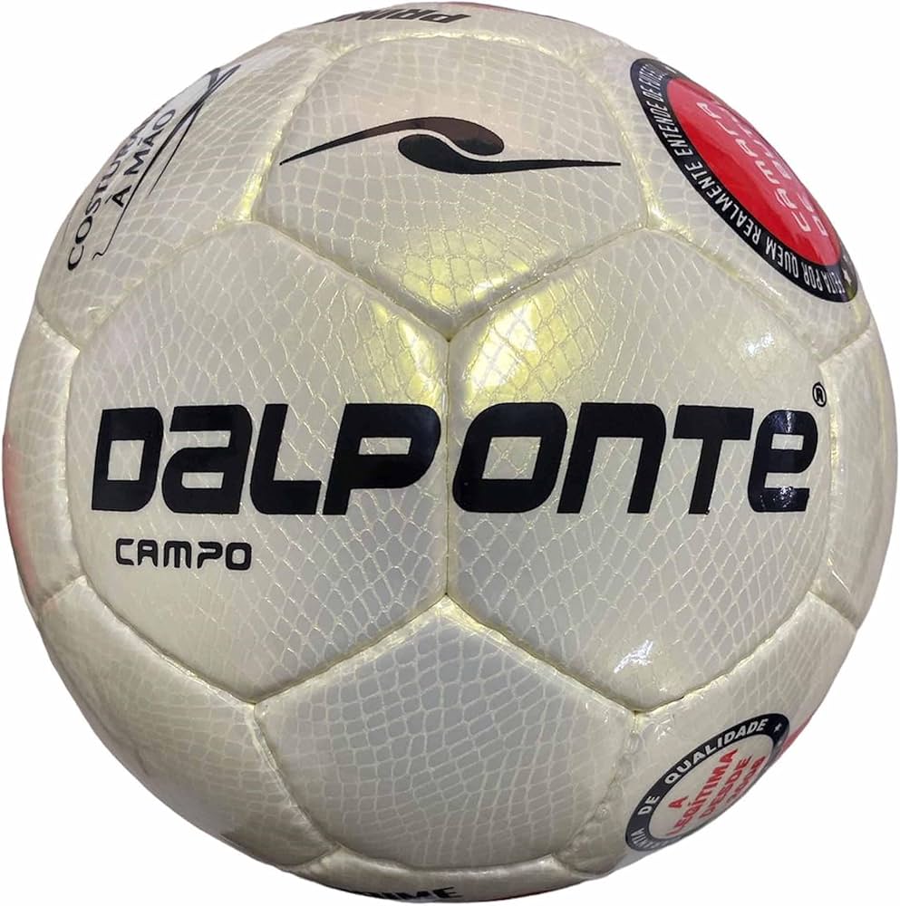 Bola Dalponte 81 Futebol Prime Campo Branca : Amazon.com.br: Esporte