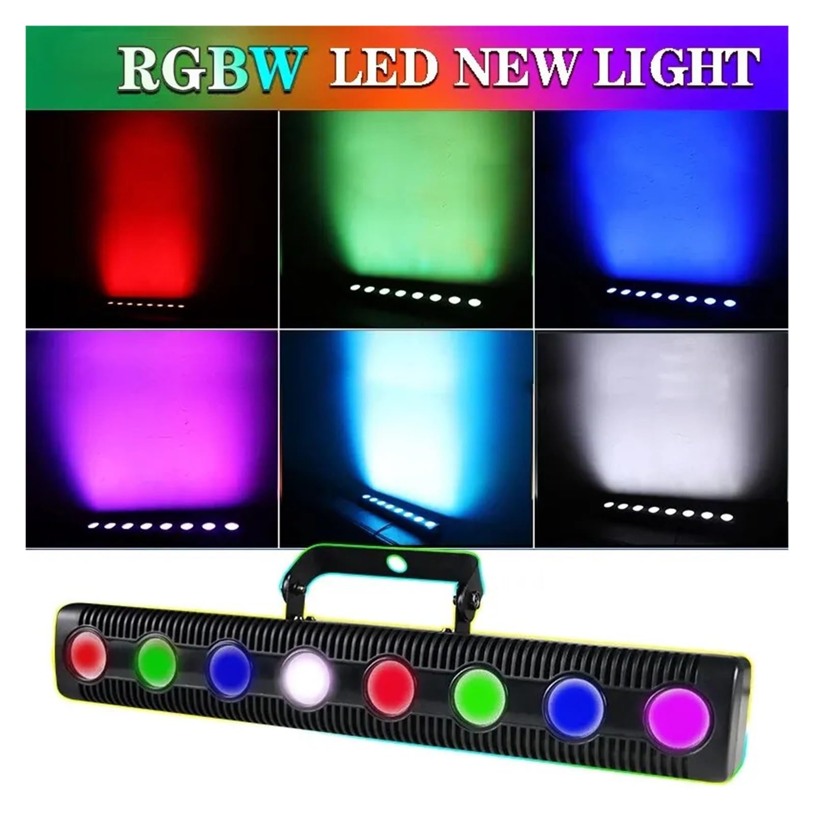 8LED RGBW Dźwięk Impreza Światła Muzyka Stroboskop LED Par Światło DJ Disco Światła RGBW Wash Lampa Scena DJ Sprzęt Ślub Boże Narodzenie Do użytku na zewnątrz i wewnątrz