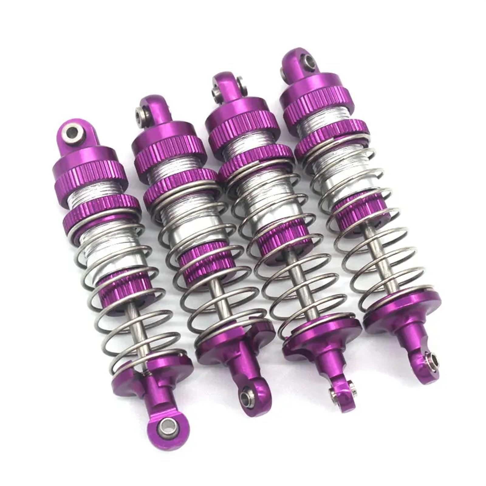 HLSONHENGM for MJX 14210 14209 RC1/14 Metal Upgrade Parts for Remote Control Vehicle Oil Pressure Shock Absorber Shock Parts(Purple)