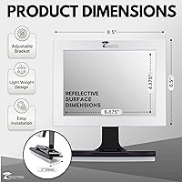 Vista 10 de Espejo para ducha que no se empaña, Plateado