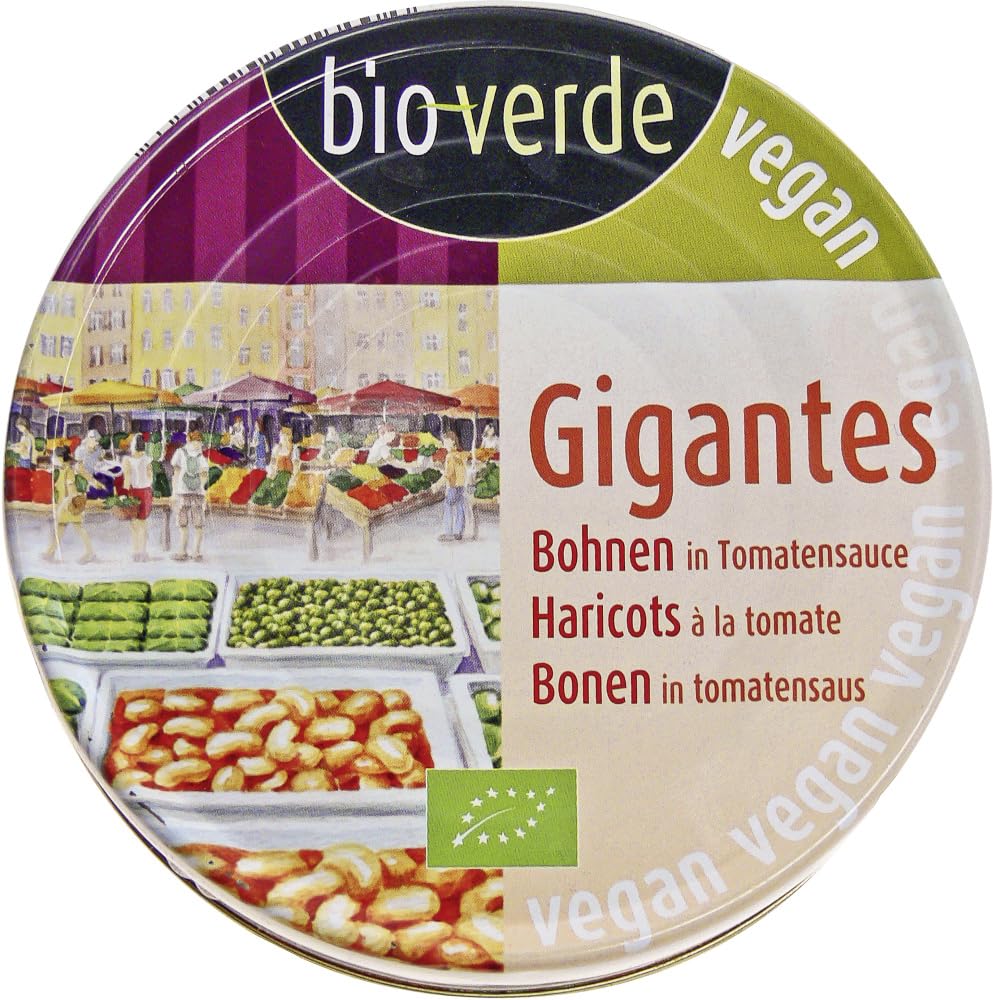 Bio Gigantes Riesenbohnen in Tomatensauce 18 x 190 g