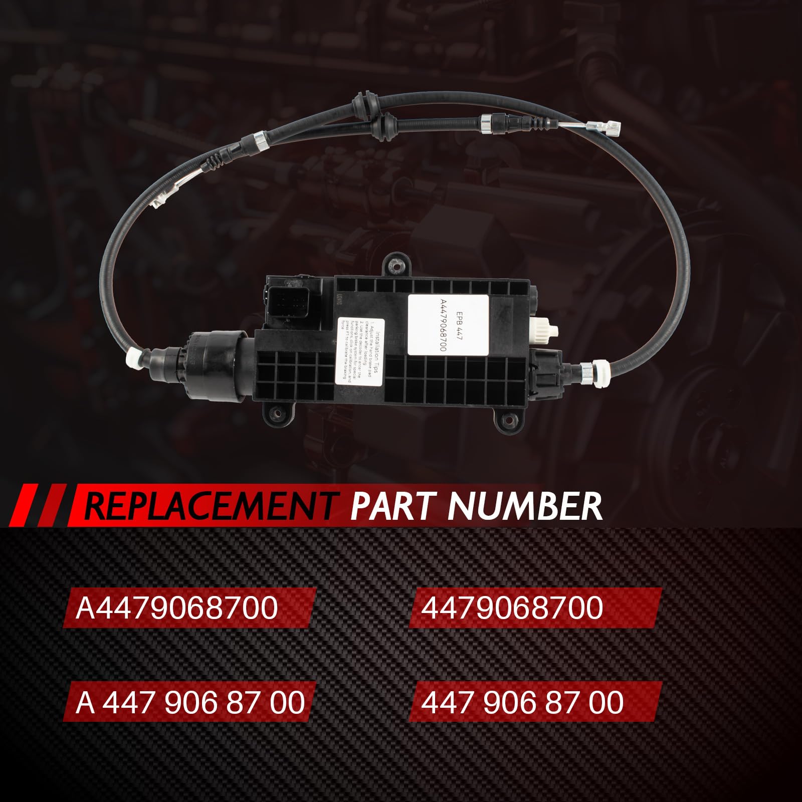 Steuergerät für Feststellbremse, Handbremsen Aktuator Ersatz für V-Klasse W447 2014-X Autozubehör Teil# A4479068700 4479068700