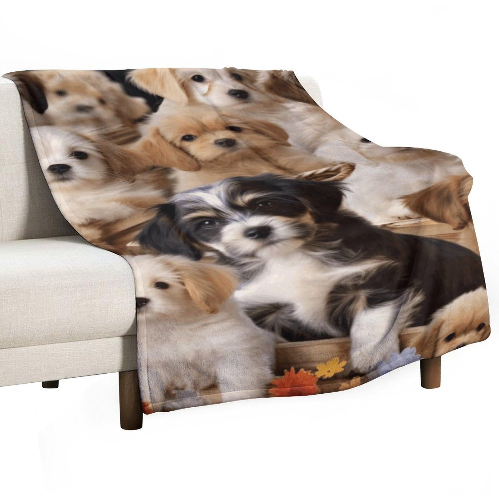 Couverture flanelle douce contre le froid sur votre lit