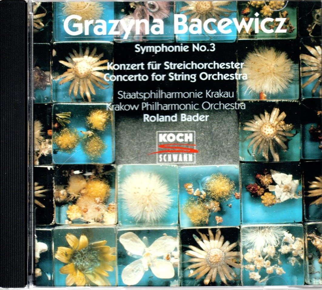 【新品】String Concerto / Symphony 3 / Bacewicz, Grazyna, Bader 713ZFhEtnLL.jpg