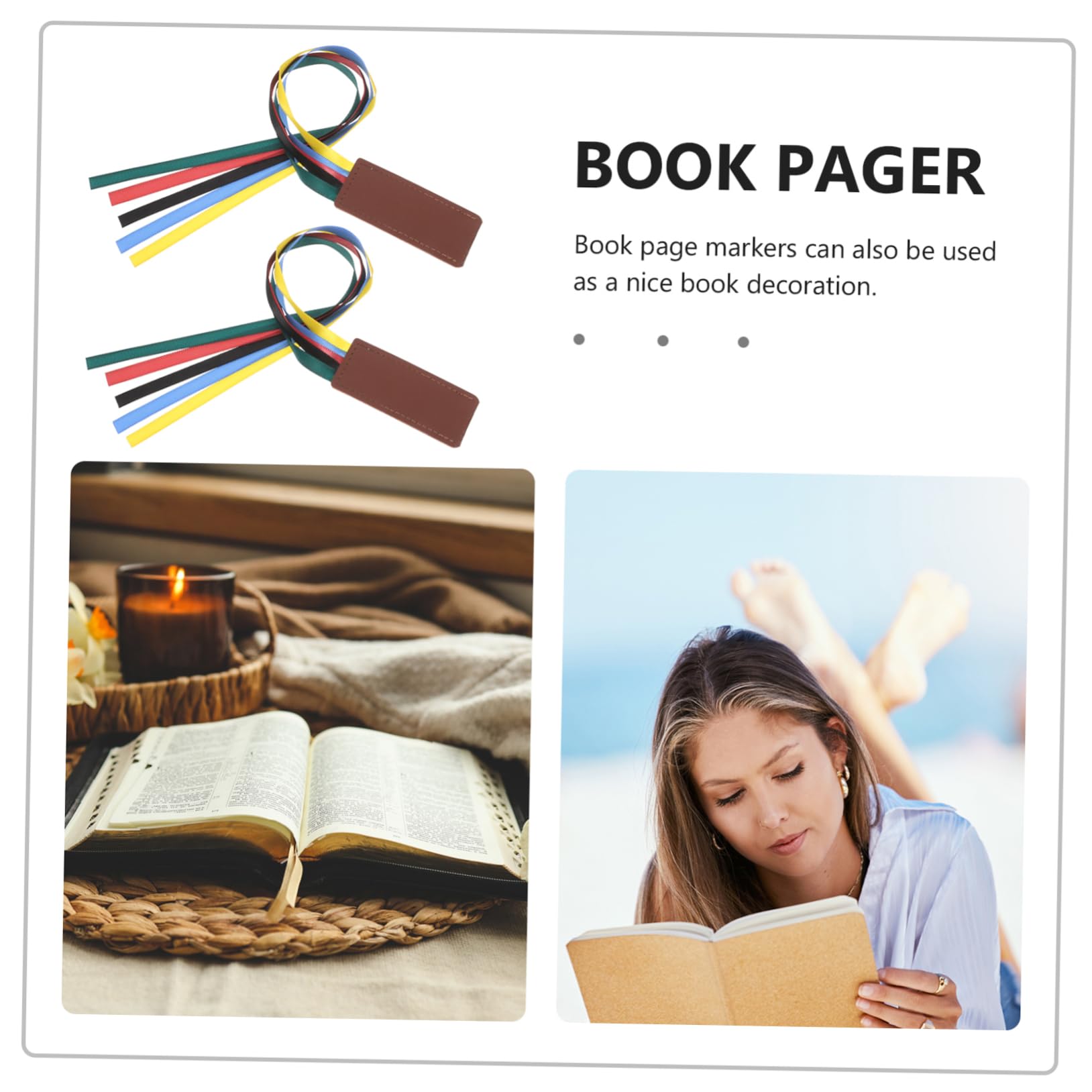 3 Set Di Segnalibri Per Libri Con Nastri Alla Moda Robusti Per La Bibbia Per La Famiglia E Gli Amici 4 Pezzi*3