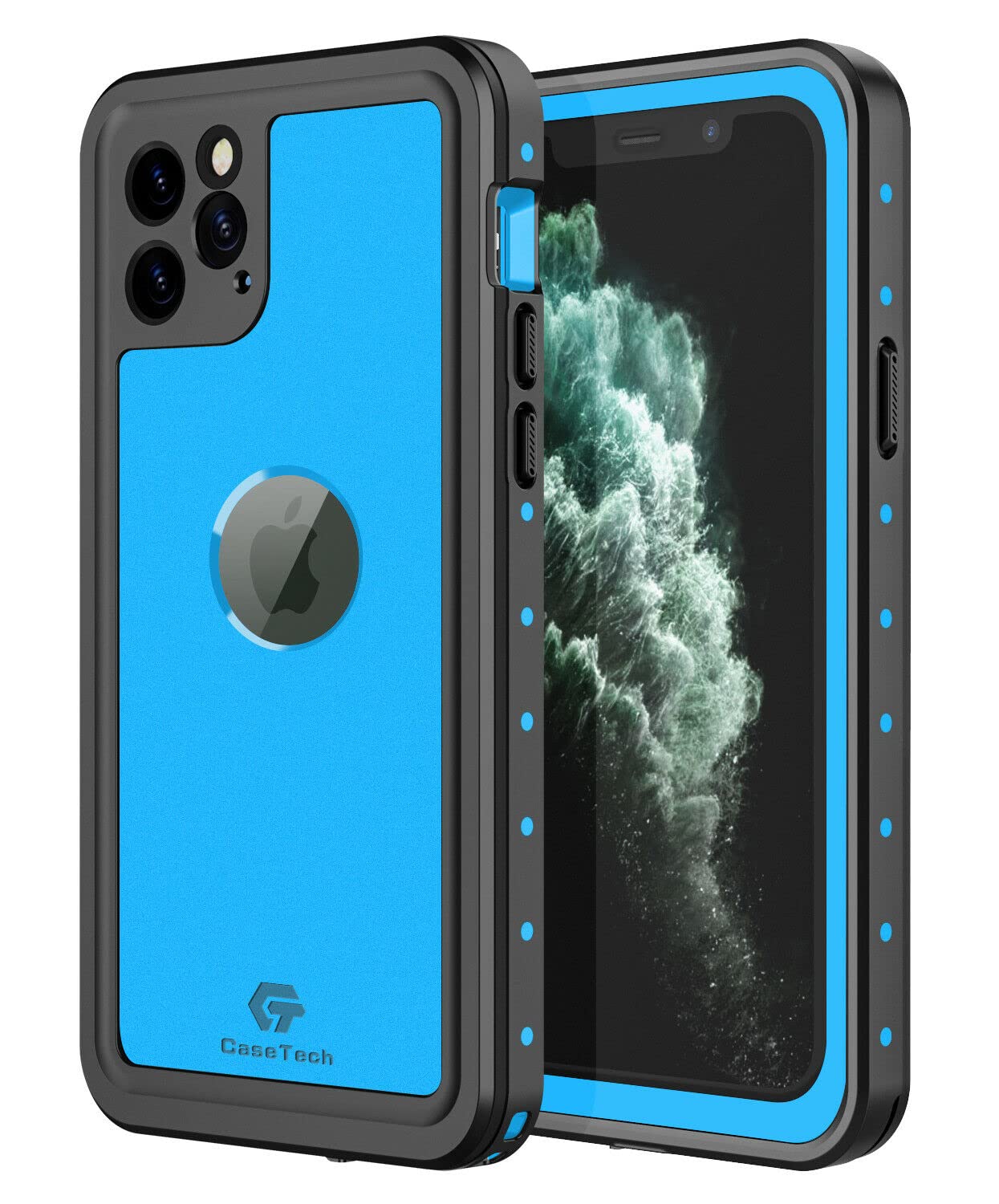 BEASTEK for Apple iPhone 11 Pro Waterproof Case, NRE Series, Shockproof Underwater IP68 Case, with Built-in Screen Protector Full Body Rugged Protective Cover, for iPhone 11 Pro 5.8 inch (Blue)