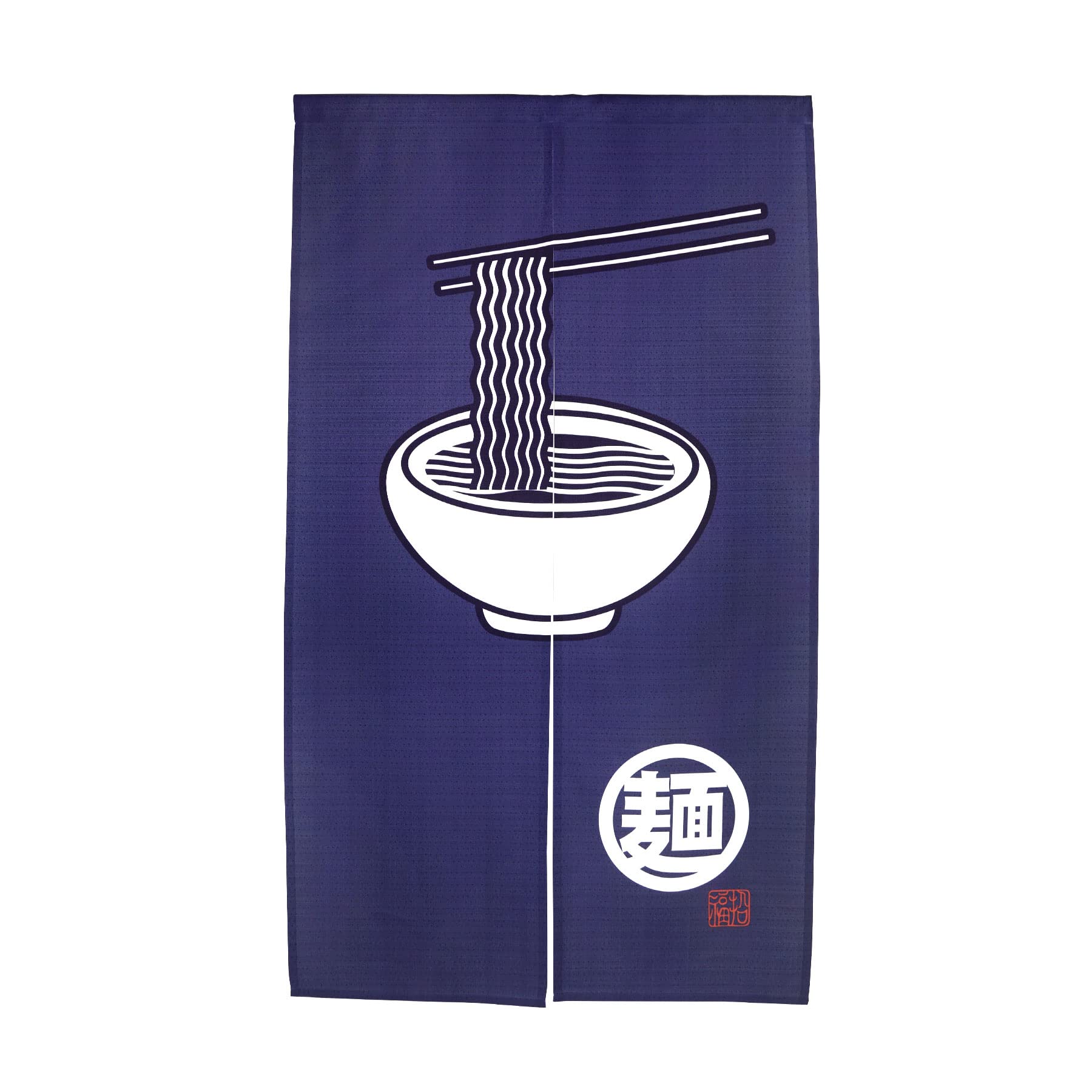 LIGICKY Noren - Tenda da porta in stile giapponese, stile lungo, per porte, finestre, protezione della privacy, decorazione per casa, sushi, ristorante, cucina, 85 x 150 cm, blu navy (tagliatelle)