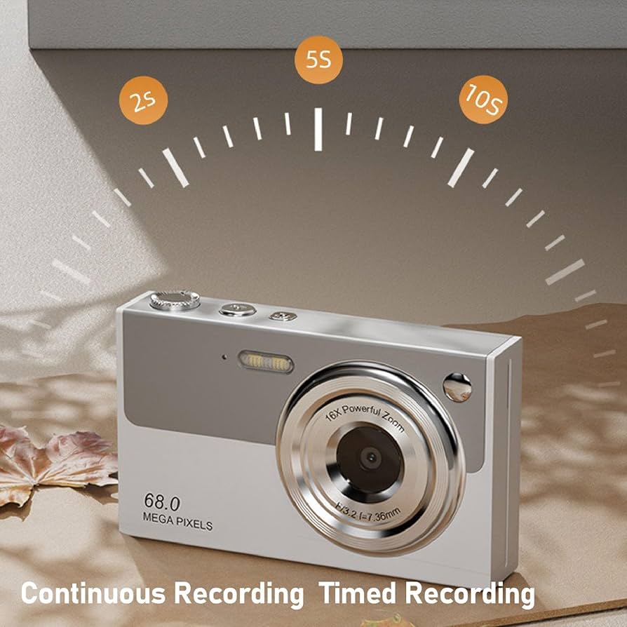 Amazon.com : 68MP Digital Camera, 2.8 Inch Screen Anti Shake