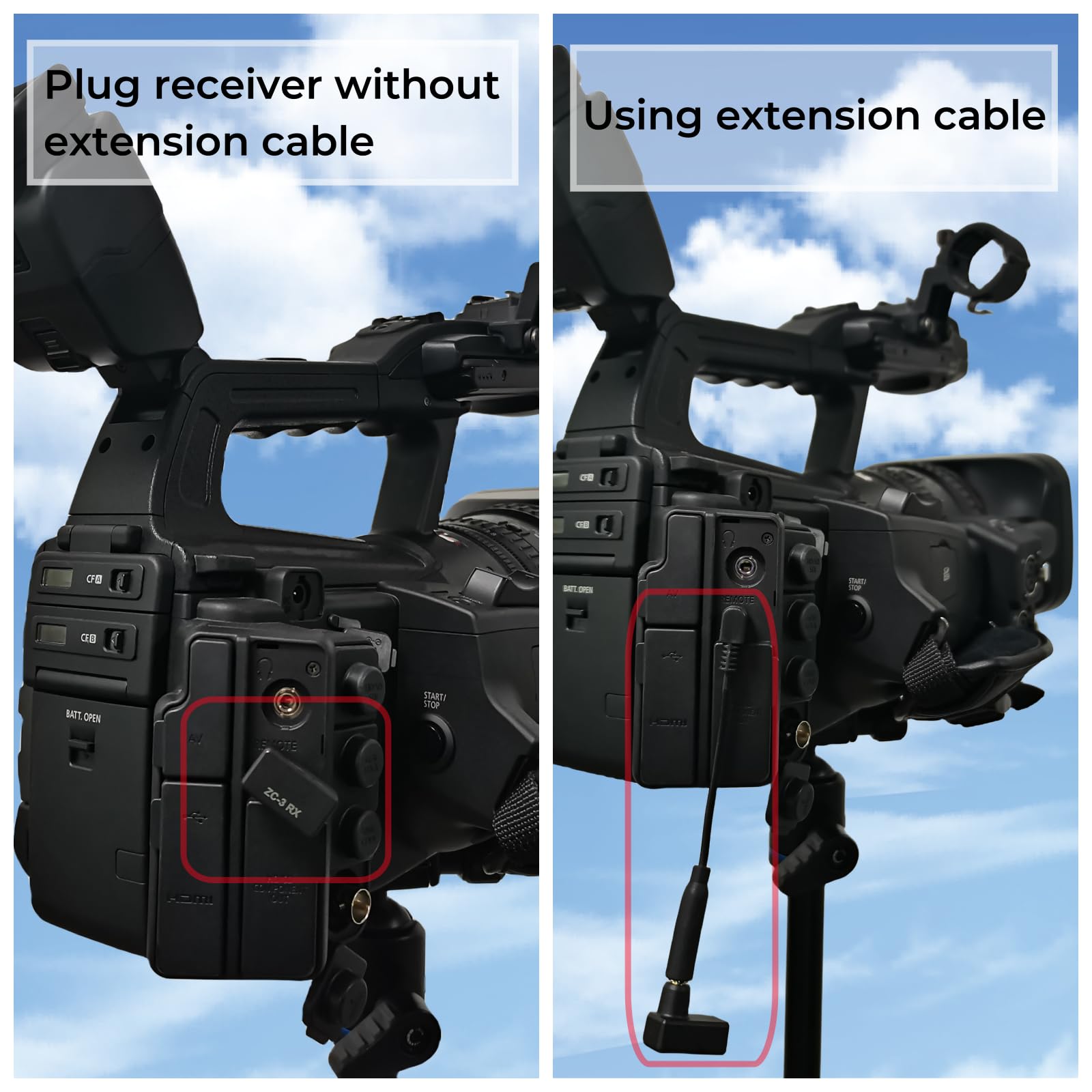 Camcorder Zoom Remote Controller - Fernbedienung für