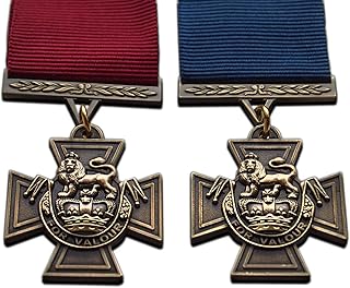 Trikoty Victoria Cross Medal Set 2x Award Highest British Military Medal for Conspicuous Bravery UK ARMY NAVY RAF Reproduc...