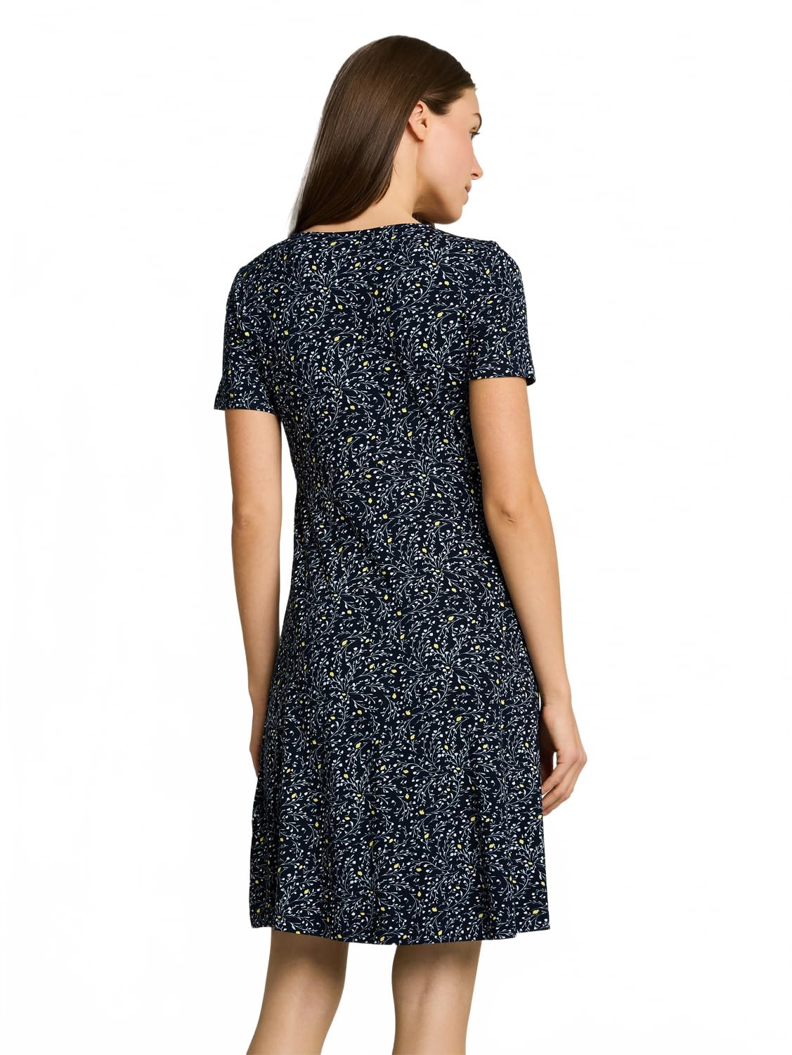 Tom Tailor Damen 1051243 Jerseykleid mit V-Ausschnitt