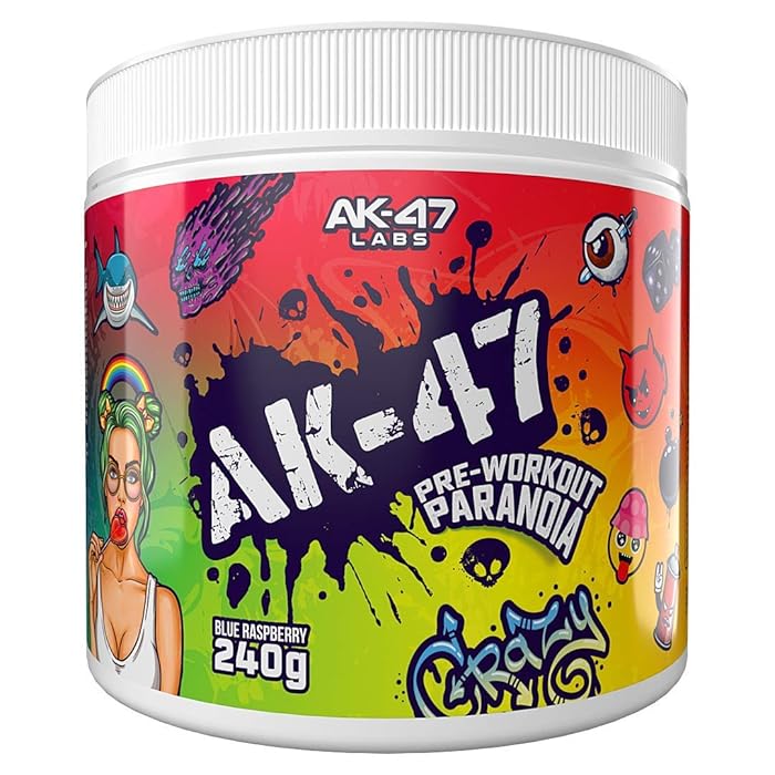 Buy AK47 Labs Paranoia Pre Workout Energy Drink Powder with Beta