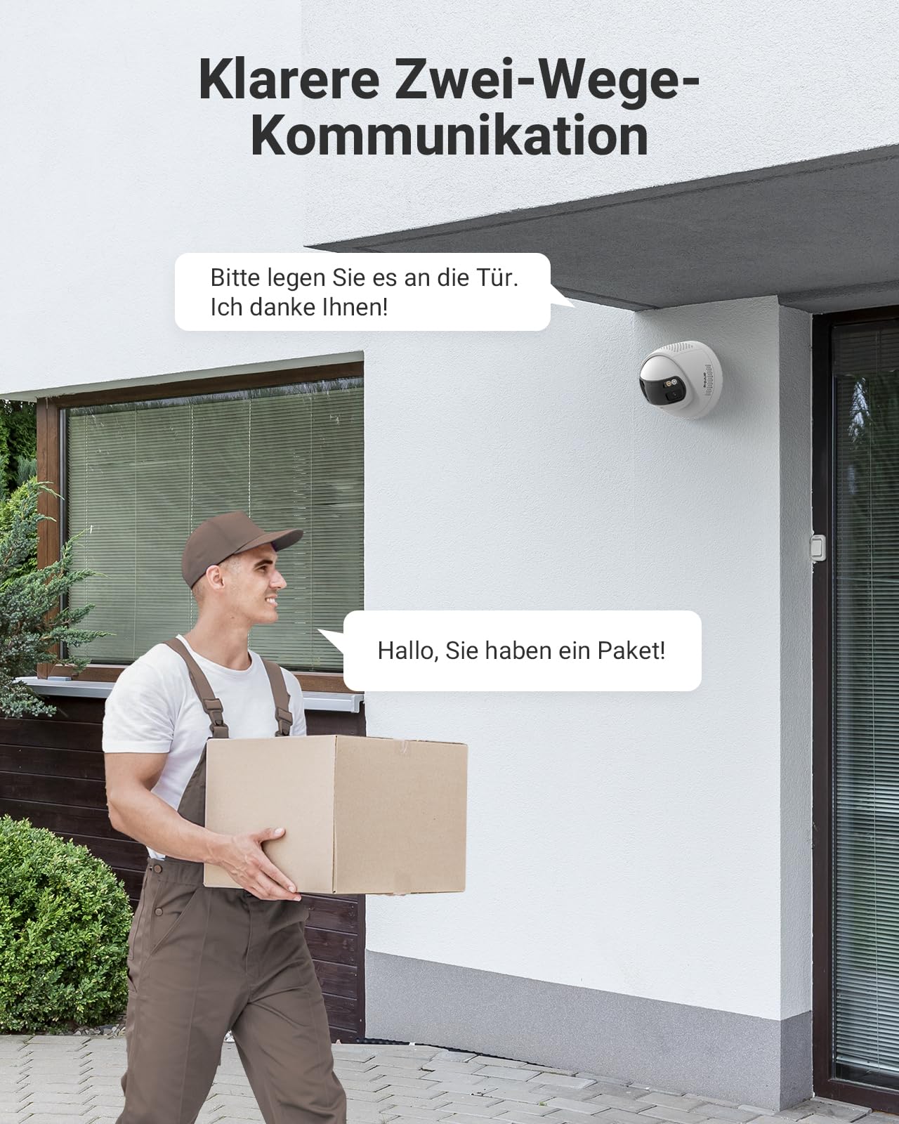 ANNKE FCD600 6MP Dual-Lens überwachungskamera aussen mit 180° Sichtwinkel, Outdoor IP-Kamera, Person/Fahrzeug-Erkennung, Farb-Nachtsicht, Zwei-Wege-Audio, 24/7 Aufzeichnung, IP67