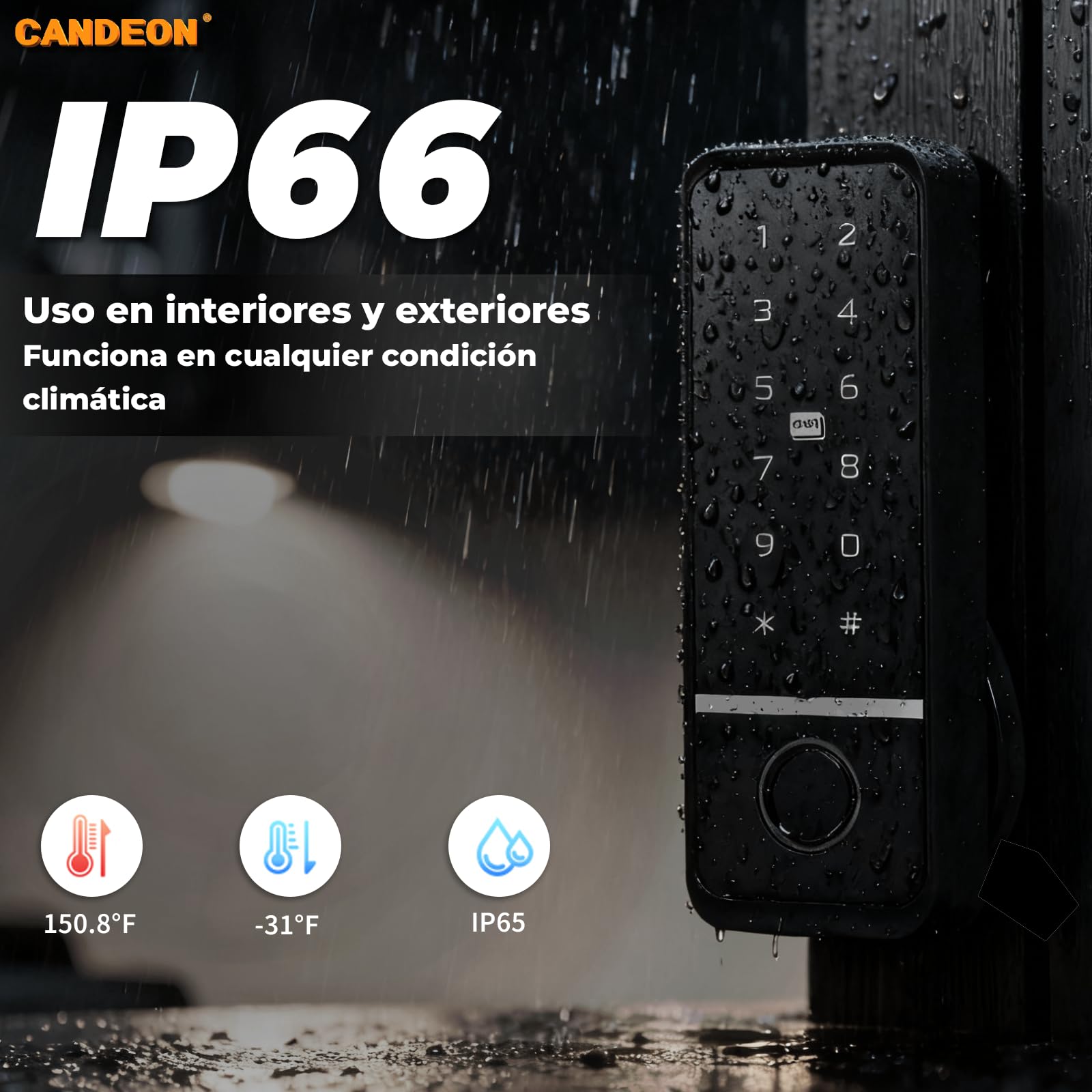 Teclado De Control De Acceso WiFi, Sistema De Control De Acceso A Puerta Aplicación De Teléfono Móvil Control Remoto Bloqueo De Teclado De Puerta Teclado con Contraseña De Huella Digital para Entrada