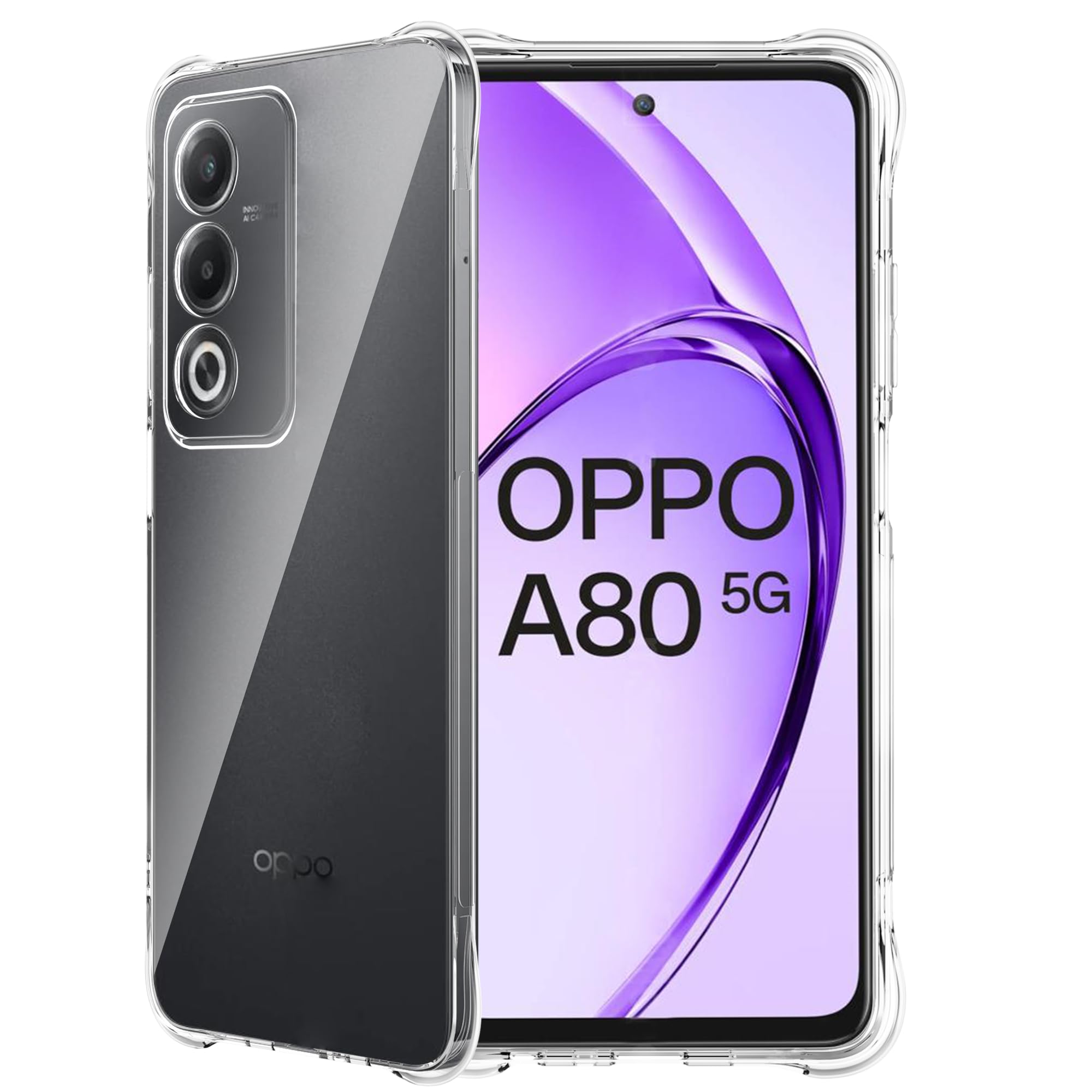 Custodia Coniglietto Kawaii Per Oppo A72/A73/A53 5G - Cover In Pelliccia Morbida Con Orecchie, Bianco - Foto 7